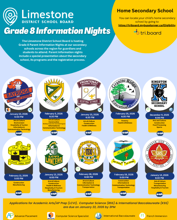 Grade 8 Info Night